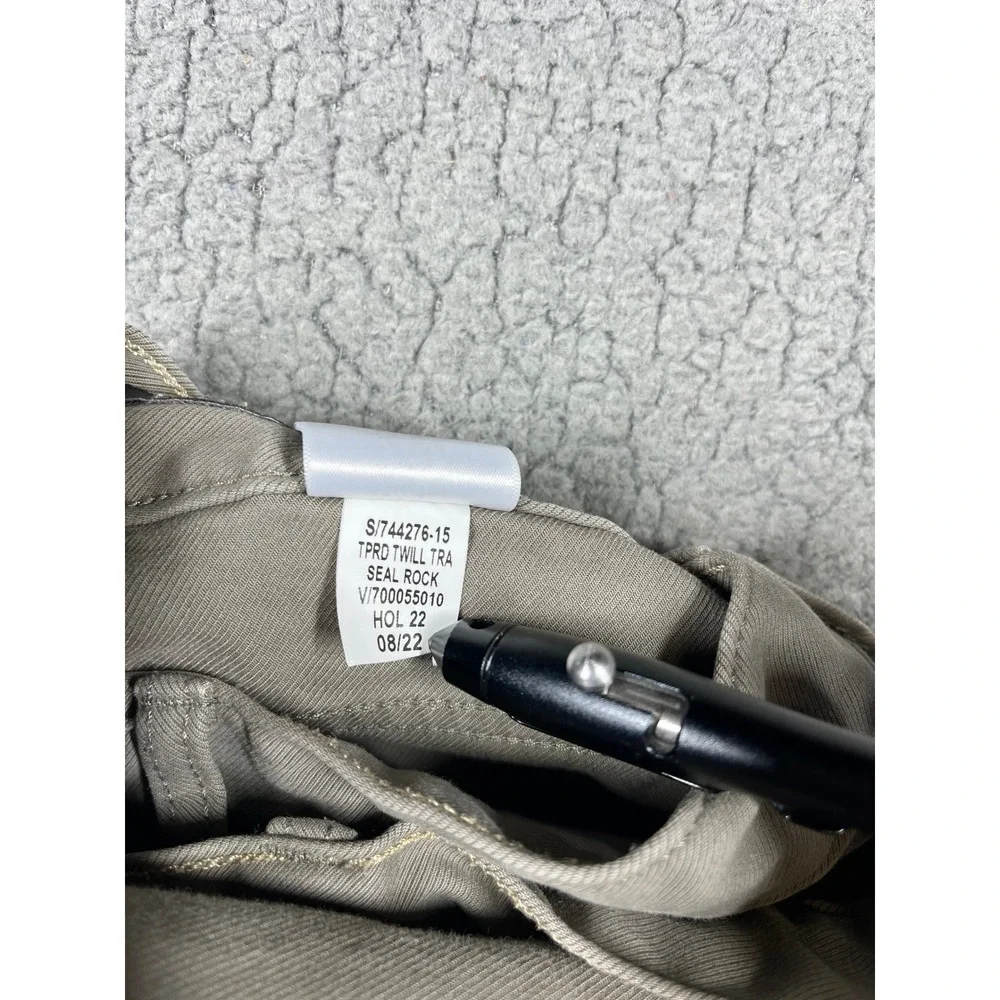Banana Republic Traveler Pants Athletic Tapered Fit Khaki Tan 36x34 (36x32)